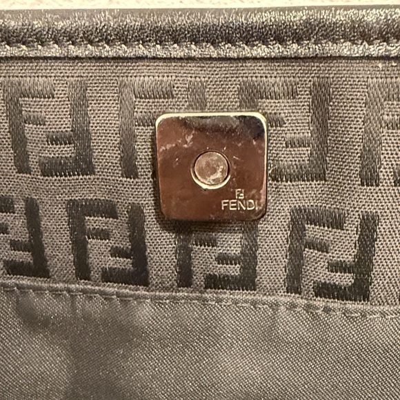 Fendi Dark Brown Monogram Tote - Picture 5 of 8